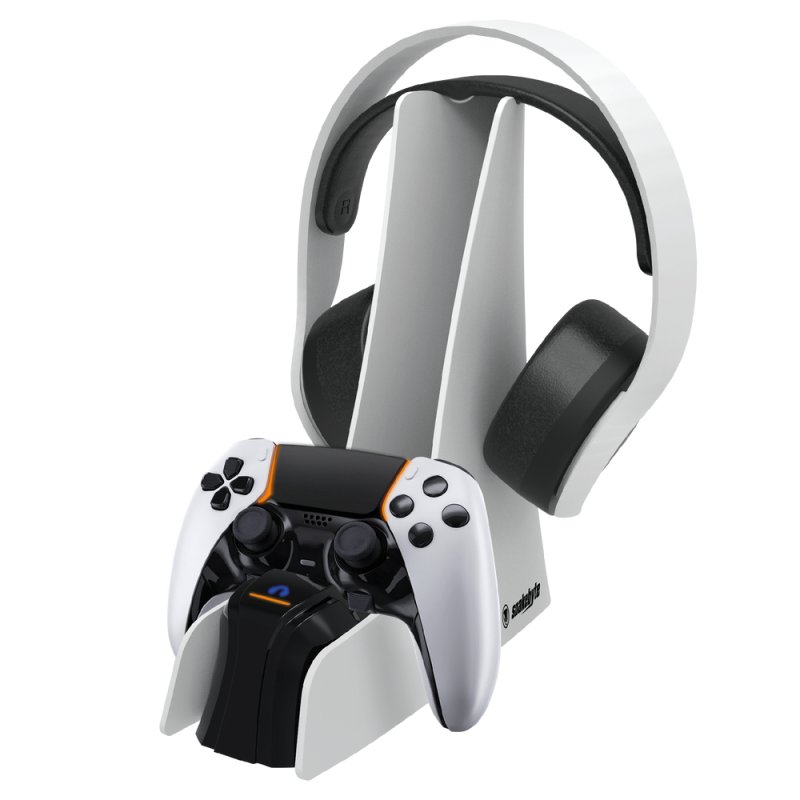 Snakebyte COMBO CHARGE 5 Manette de jeux, Casque Noir, Blanc USB Intérieure