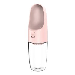 Travel water bottle for pets D02 Dogness (Pink)