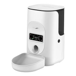 Automatic pet feeder Dogness F17 4L with melanine bowl (white)