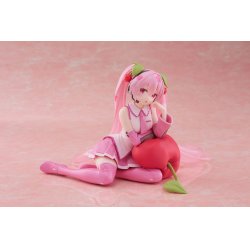 Hatsune Miku statuette PVC Desktop Cute Figure Sakura Miku Cherry Cushion Ver. 13 cm