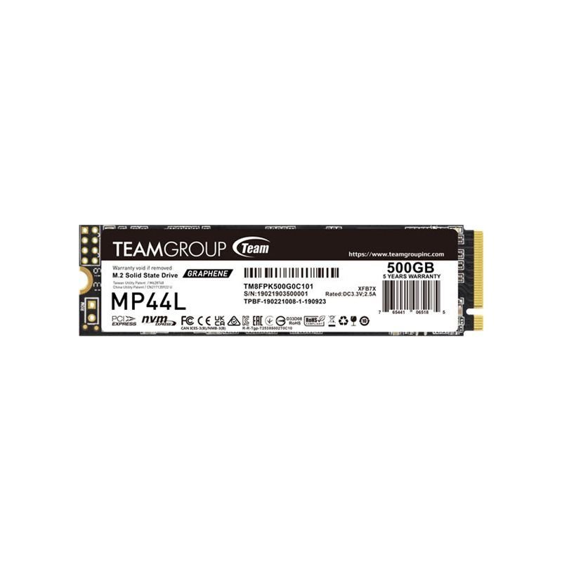 SSD Team MP44L M.2 500GB PCIe G4x4 2280