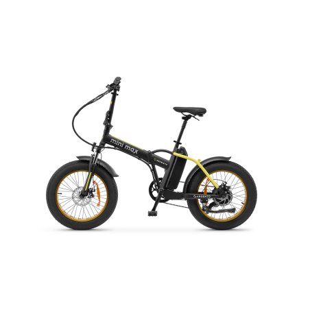 Argento e-Mobility MiniMax Black, Yellow Aluminium One Size 50.8 cm (20") 26 kg Lithium-Ion (Li-Ion)