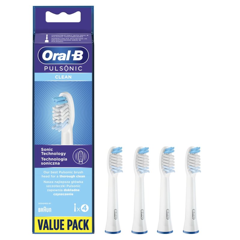 Oral-B Pulsonic Clean Brush Replacement Head SR32-4 (4 Stk)