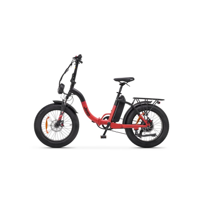 Jeep E-BIKES Phoenix Noir, Rouge Aluminium Taille unique 50,8 cm (20") 25 kg
