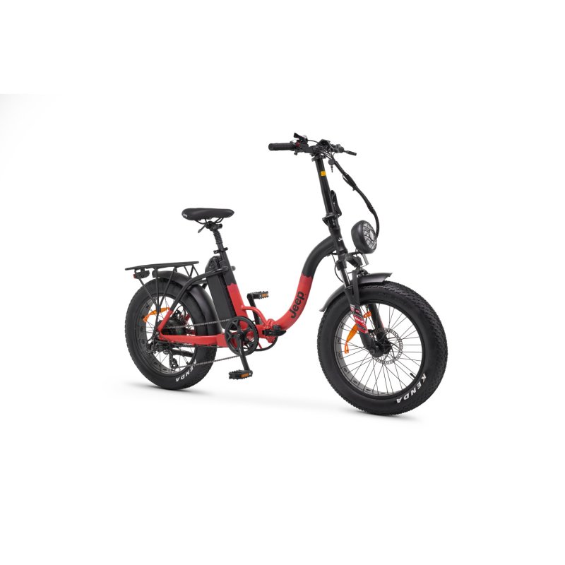 Jeep E-BIKES Phoenix Noir, Rouge Aluminium Taille unique 50,8 cm (20") 25 kg