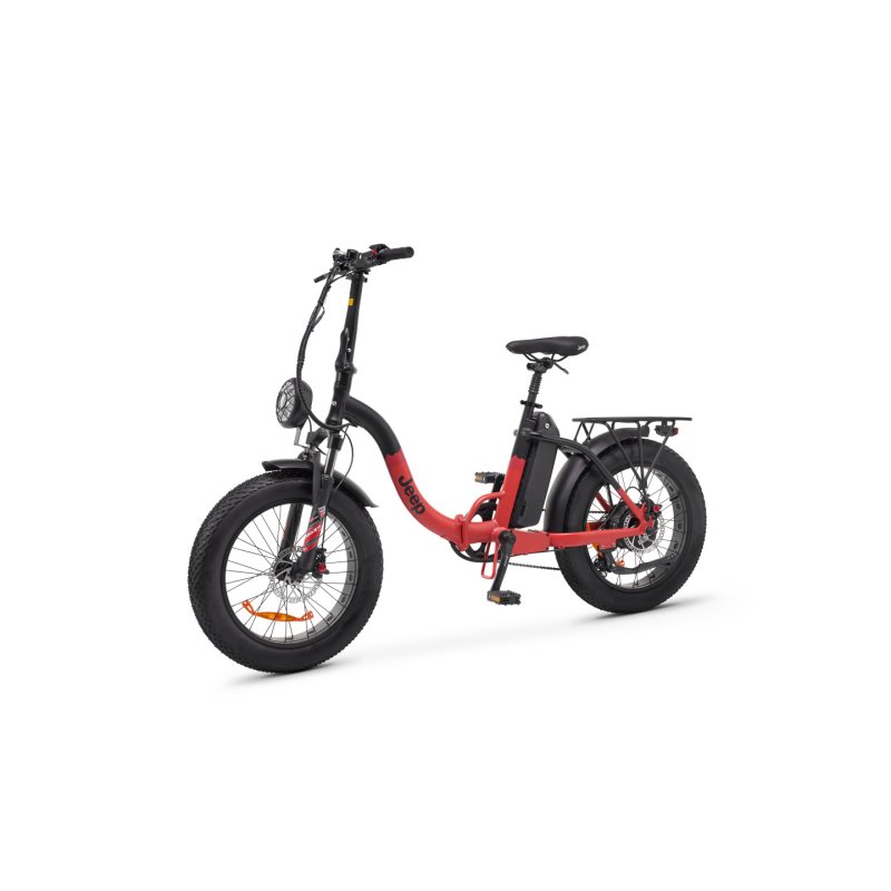 Jeep E-BIKES Phoenix Black, Red Aluminium One Size 50.8 cm (20") 25 kg