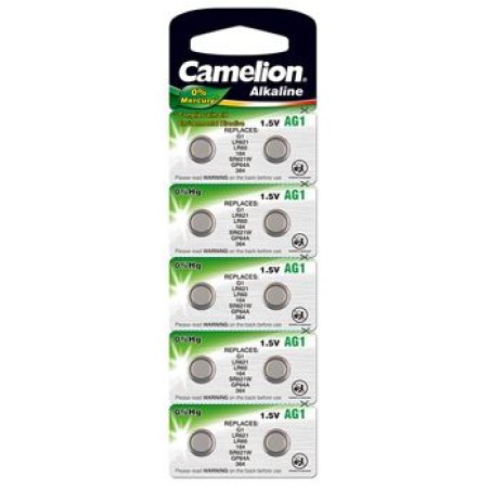 Camelion AG1-BP10 Batterie à usage unique SR60 Alcaline