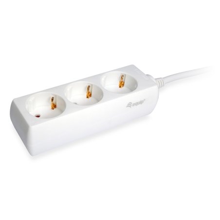Equip 245550 power extension 1.5 m 3 AC outlet(s) Indoor White