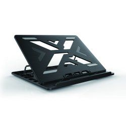 Conceptronic ERGO Laptop Cooling Stand Laptop stand Black 39.6 cm (15.6")