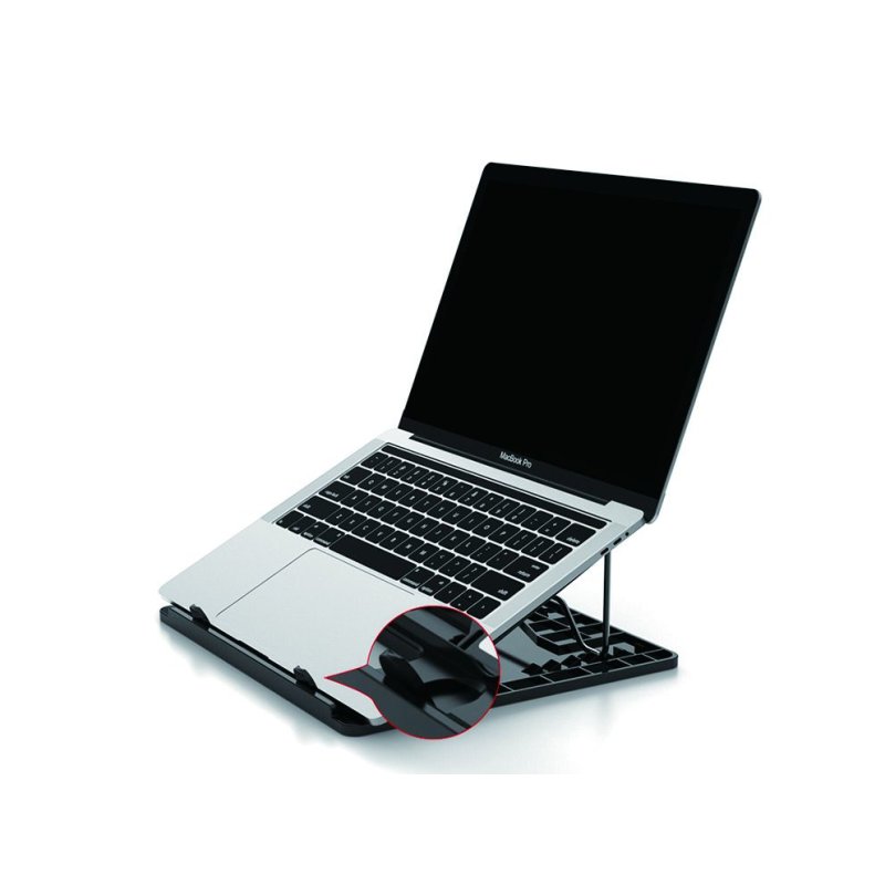 Conceptronic ERGO Laptop Cooling Stand Laptop stand Black 39.6 cm (15.6")