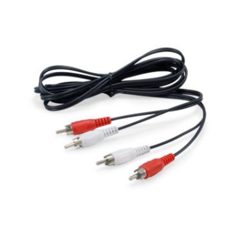 Equip 147094 câble audio 2,5 m 2 x RCA Noir