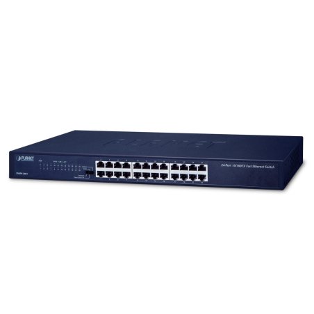 PLANET FNSW-2401 commutateur réseau Non-géré Fast Ethernet (10/100) 1U Bleu