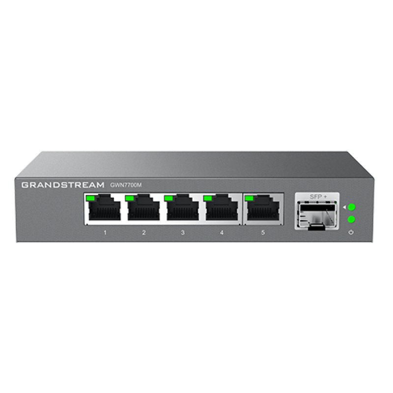 Grandstream Networks GWN7701PA commutateur réseau Non-géré Gigabit Ethernet (10/100/1000) Noir