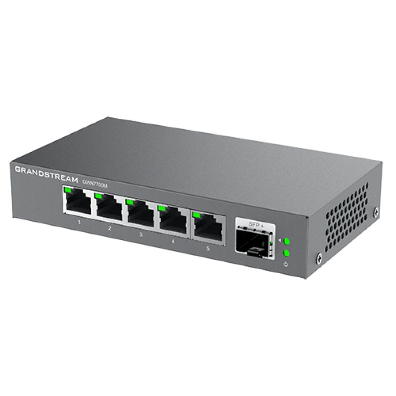Grandstream Networks GWN7701PA network switch Unmanaged Gigabit Ethernet (10/100/1000) Black