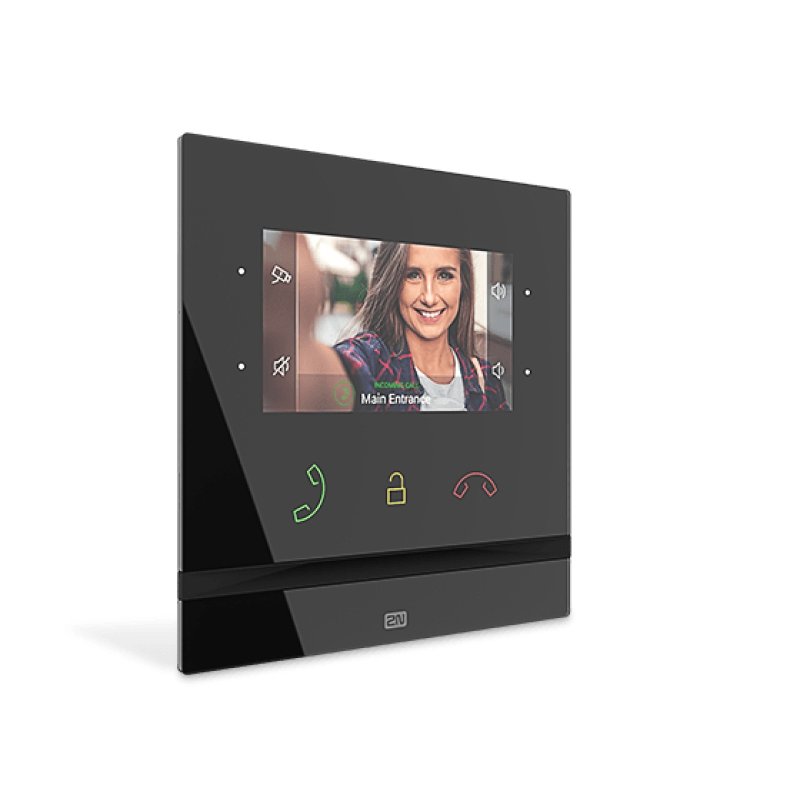 2N Indoor Compact système vidéophone 10,9 cm (4.3") Noir