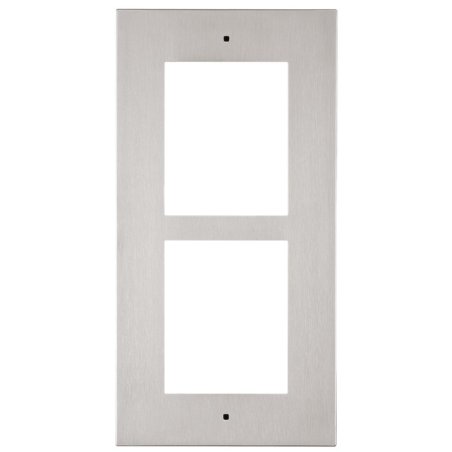 2N IP Verso cadre encastré 2 modules gris