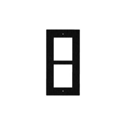 2N IP Verso cadre encastré 2 modules noir