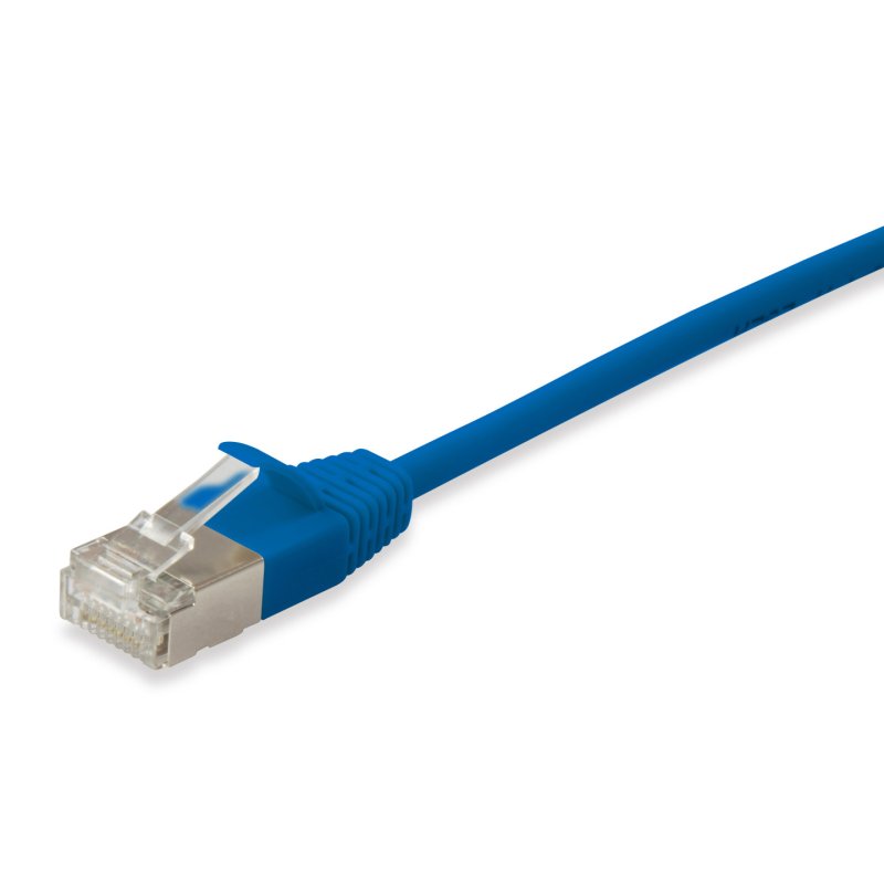 Equip Cat.6A F/FTP Slim Patch Cable, 2m, Blue