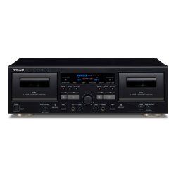 TEAC W-1200 Cassette deck 2 deck(s) Black