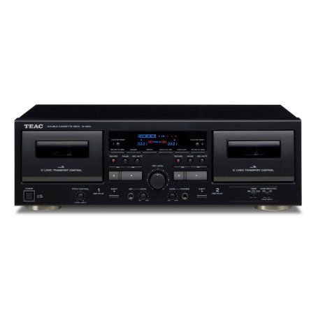 TEAC W-1200 Doppel-Kassettendeck USB-Ausgang schwarz