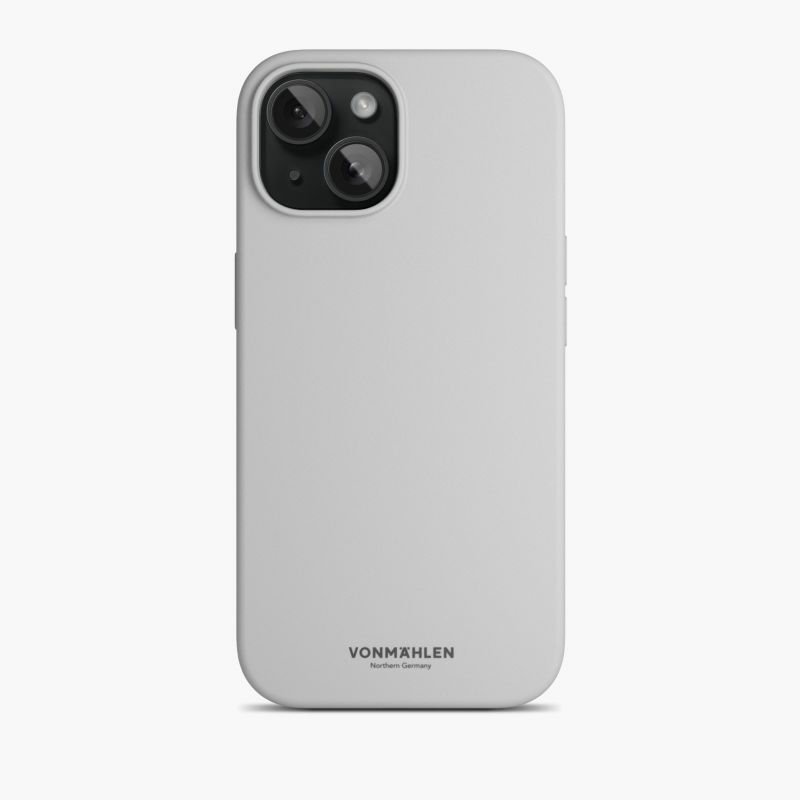 Vonmählen Eco Silicone Case for iPhone 15 Light Gray