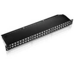 Equip 326448 Cat.6 Patch Panel 48-Port 19 inch 1U black