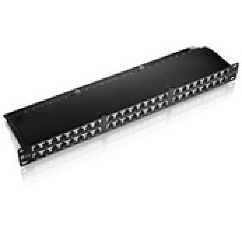 Equip 326448 Cat.6 Patch Panel 48-Port 19 inch 1U black