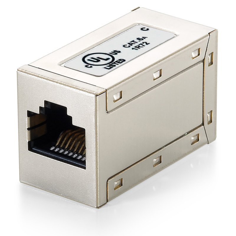 Equip Cat.6A Shielded Modular Inline Coupler
