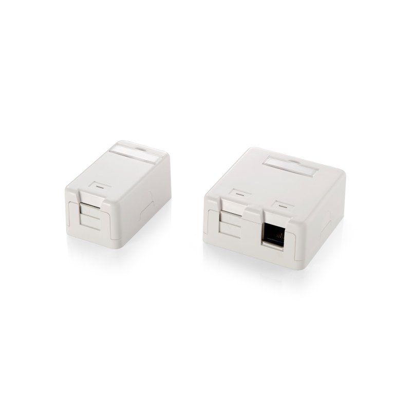 Equip 1-Port Keystone Jack Surface Mount Box