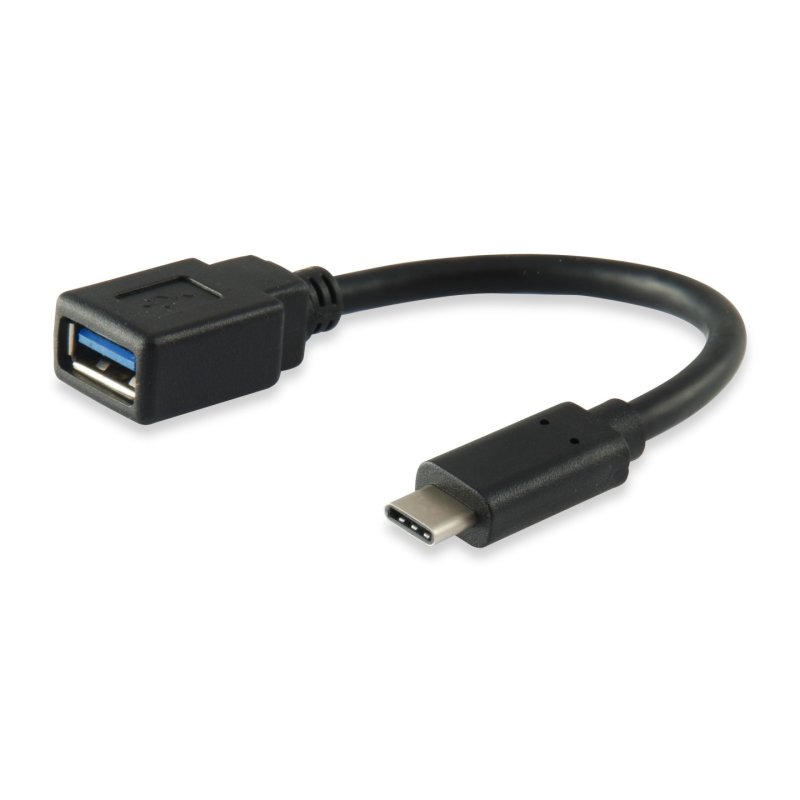 Equip 133455 USB 3.0 Cable Type C Male to Type A Female, 15cm
