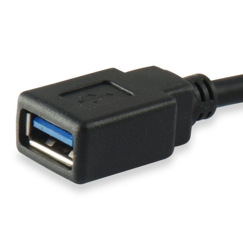 Equip 133455 câble USB USB 3.2 Gen 1 (3.1 Gen 1) 0,15 m USB C USB A Noir