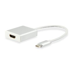 Equip 133452 USB Type C Male to HDMI Female Adapter, 15cm