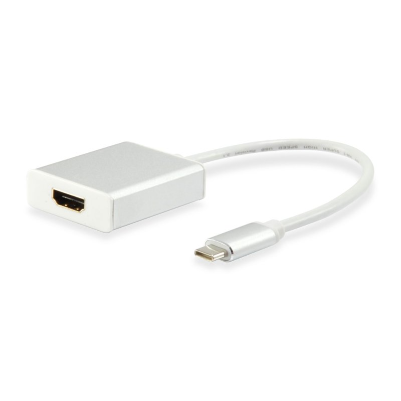 Equip 133452 USB Type C Male to HDMI Female Adapter, 15cm