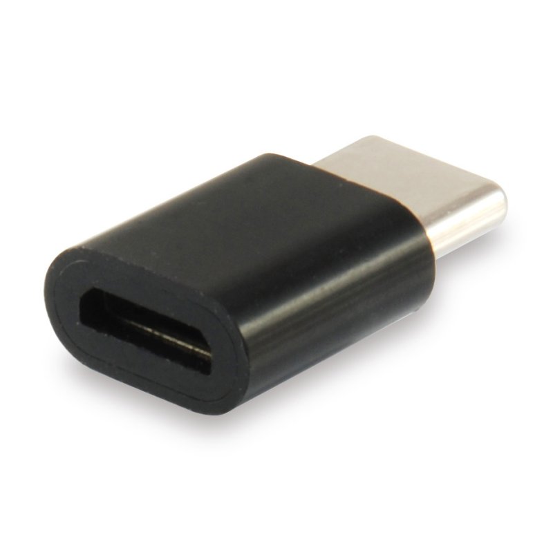 Equip 133472 changeur de genre de câble USB C Micro USB B Noir