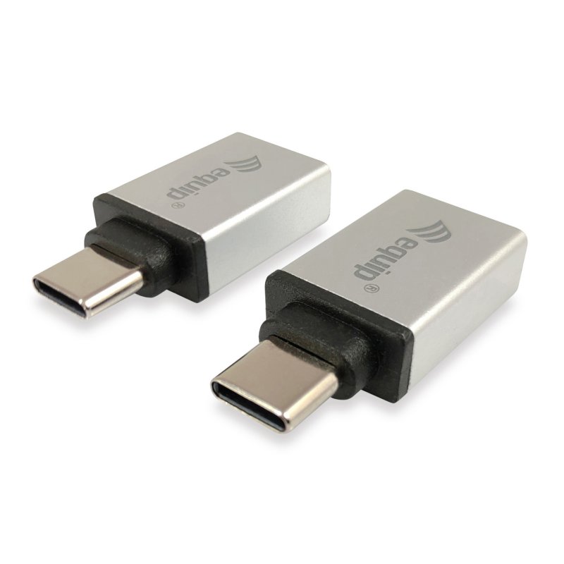 Equip 133473 USB adapter, USB Type C - USB Type A, Male/Female, Silver