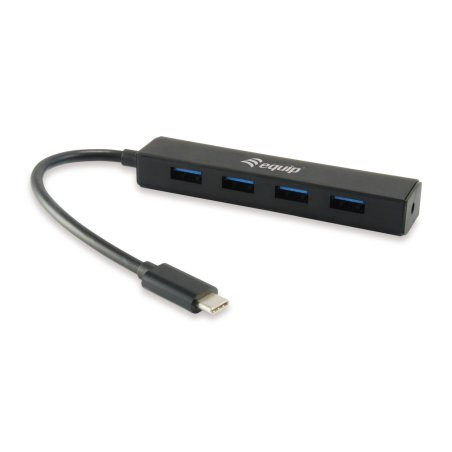 Equip 128954 hub & concentrateur USB 3.2 Gen 1 (3.1 Gen 1) Type-C 5000 Mbit/s Noir