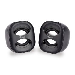 Equip 245330 Mini USB Speaker, 2.0 channels, Wired, 3 W, 90 - 20 Hz, 40 O, Black