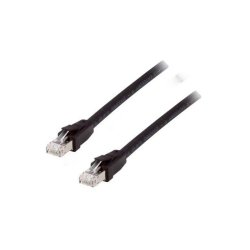 Equip 608050 Patch Cable, Cat8.1, S/FTP (S-STP) RJ-45, RJ-45, Black, 1m