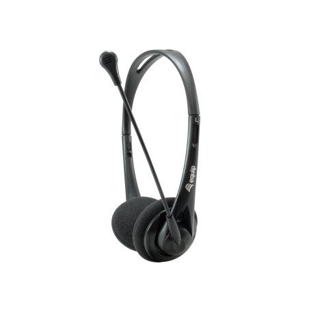 Equip Chat Headset Casque Avec fil Arceau Appels/Musique Noir