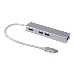 Equip 133481 station d'accueil USB 3.2 Gen 1 (3.1 Gen 1) Type-C Argent