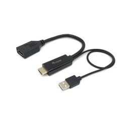 Equip 119039 câble vidéo et adaptateur 0,15 m HDMI Type A (Standard) DisplayPort Noir