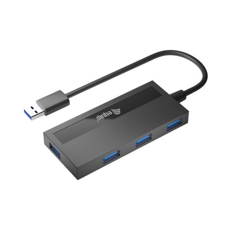 Equip 4-Port USB 3.0 Hub with USB-C Adapter