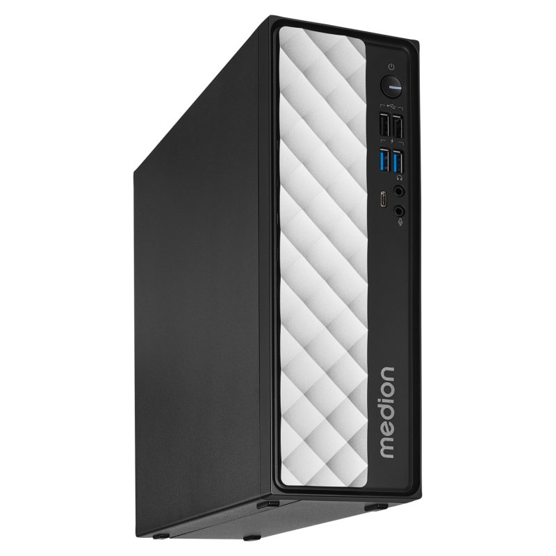 MEDION AKOYA T80 Intel Core™ i5 i5-12450H 8 Go DDR4-SDRAM 512 Go SSD Windows 11 Home Mini PC Noir