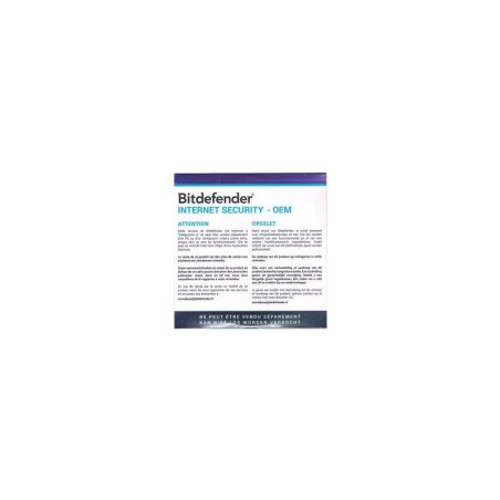 Bitdefender Internet Security 1 an - 1 PC (OEM)