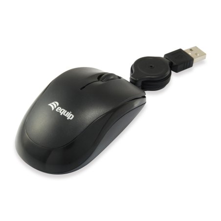 Equip 245103 souris Voyage Ambidextre USB Type-A Optique 1000 DPI