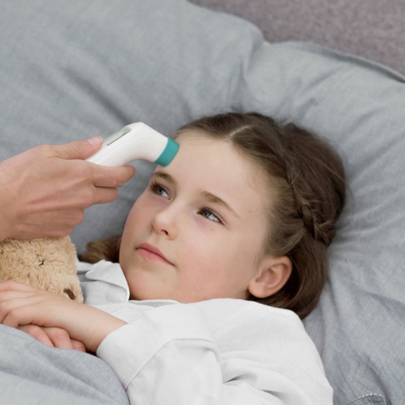 Braun BST200WE Remote sensing thermometer White Forehead Buttons