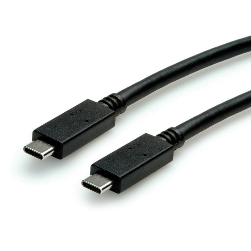 ROLINE Câble USB3.2 Gen2, av. Emark PD 100W, C-C, M/M, 0,5m