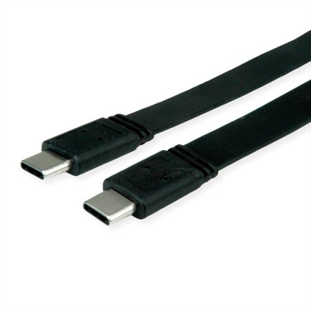 VALUE Câble plat USB4 40G, C-C, 0,5m Mâle - mâle
