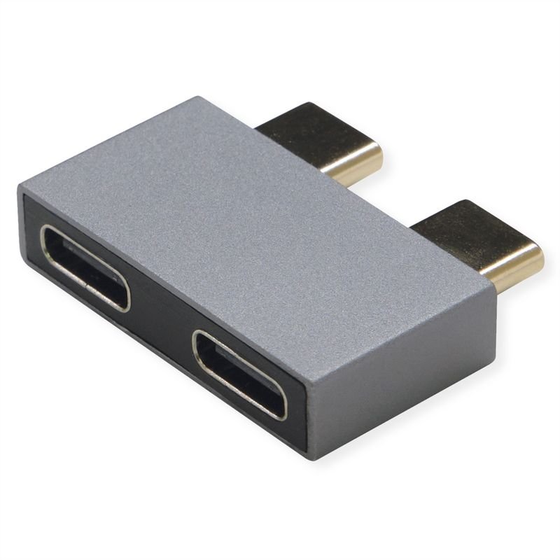 ROLINE Adaptateur USB3.2Gen2 10Gbit/s 2xC(M) - 2x C(F), 3A