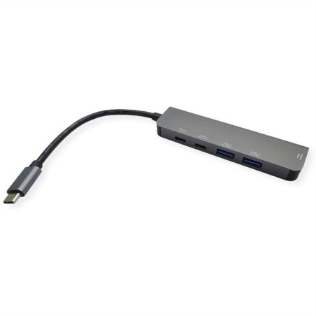 VALUE USB-C Dock, HDMI 2xUSB A 1x C 1xC PD, 4K60